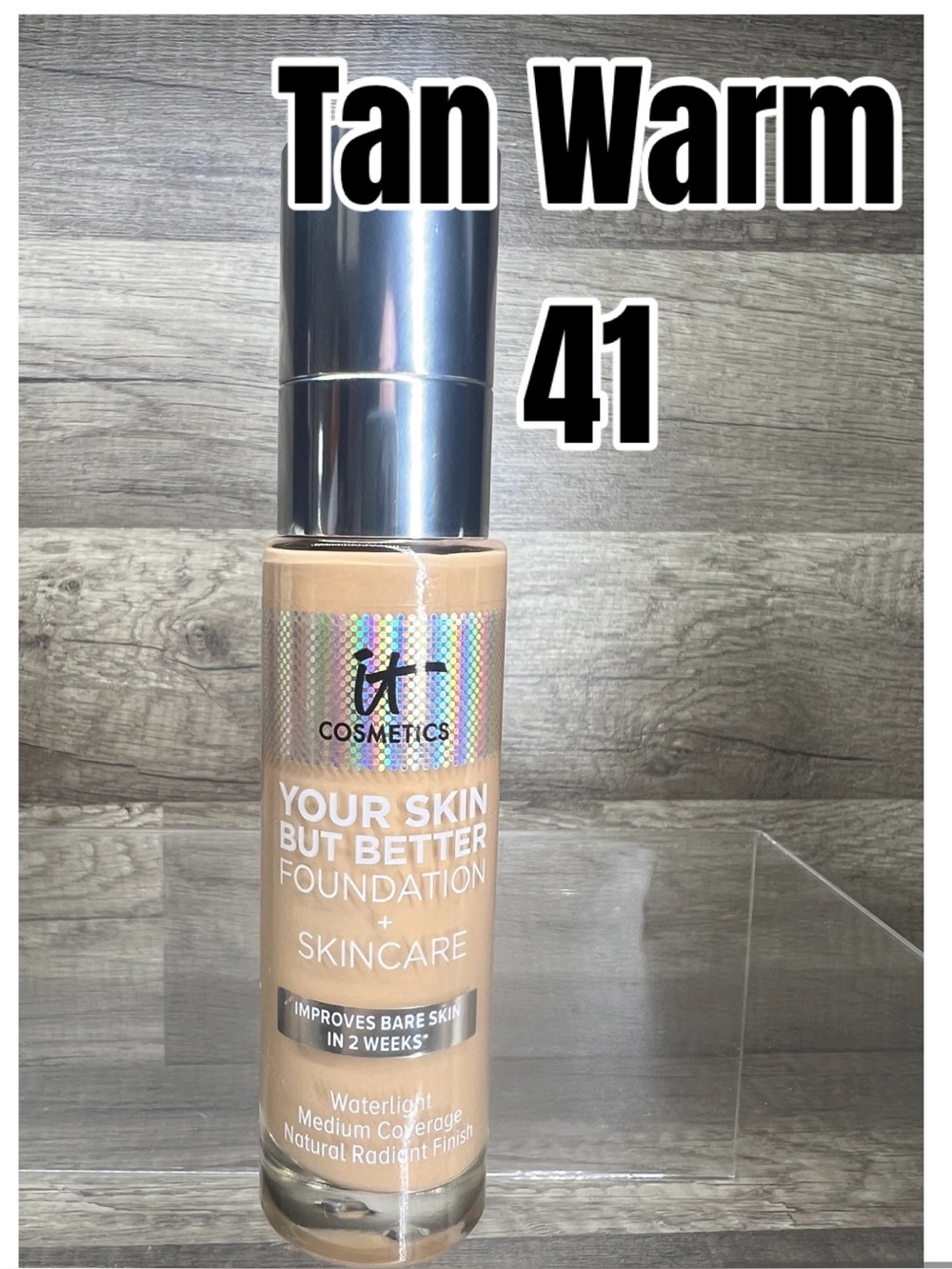 IT Cosmetics Your Skin But Better Foundation + Skincare Tan Warm 41
